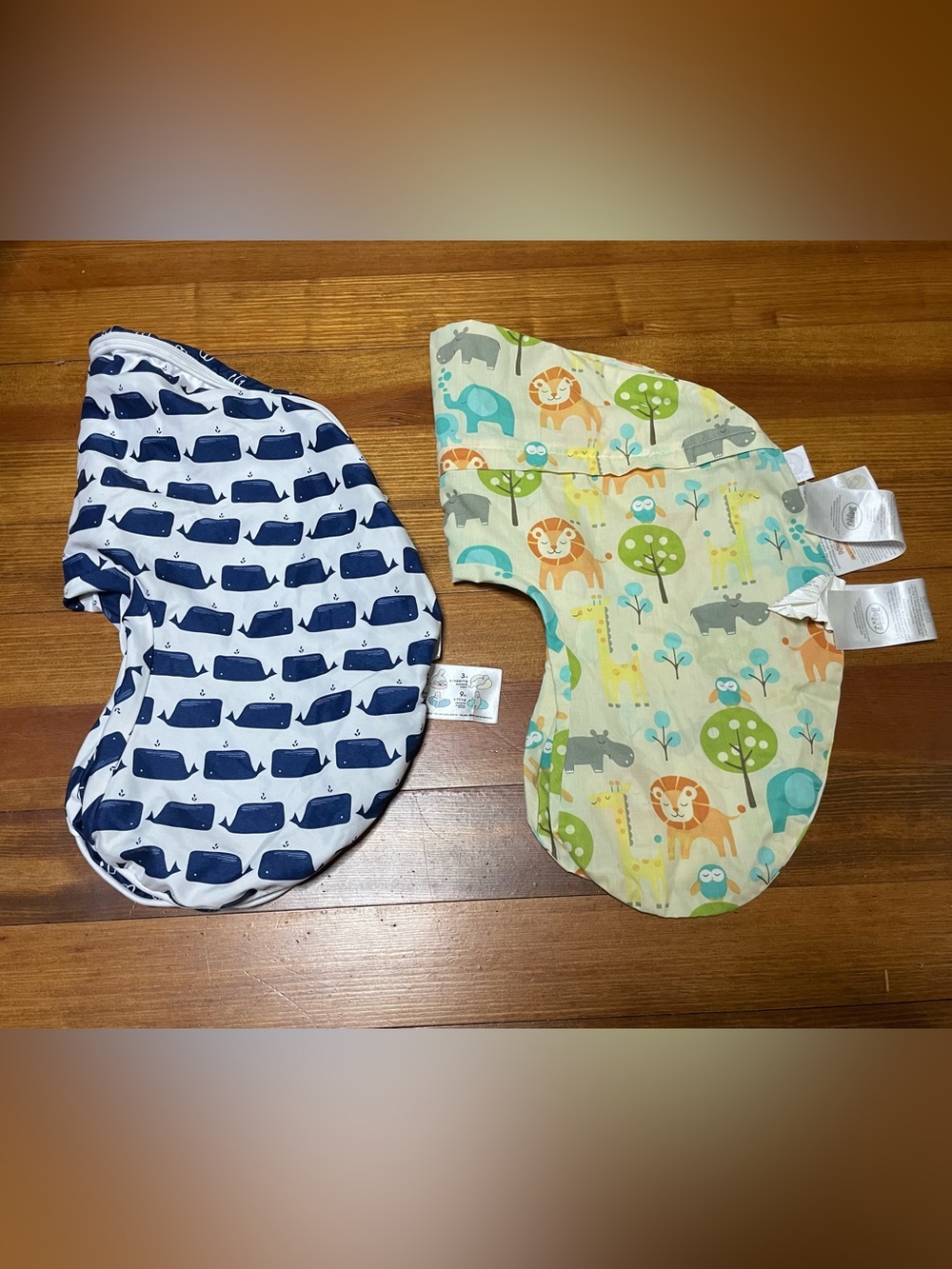 Boppy Covers Navy Whale & Multicolor Safari Boppy Covers - 2 Pack